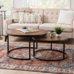 Buy π₯ Powell Company Woodruff Nesting Coffee Table - Powell Brown π₯°