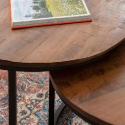 Buy 🔥 Powell Company Woodruff Nesting Coffee Table - Powell Brown 🥰 -End And Side Tables shop unnamed file 8720