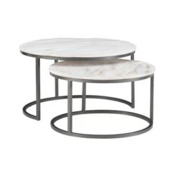 Buy 🔥 Powell Company Woodruff Nesting Coffee Table - Powell Brown 🥰 -End And Side Tables shop unnamed file 8723