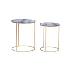 Top 10 🤩 Powell Company Freya Nesting Table - Powell White Marble 😀 -End And Side Tables shop unnamed file 8727