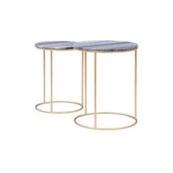 Top 10 🤩 Powell Company Freya Nesting Table - Powell White Marble 😀 -End And Side Tables shop unnamed file 8729