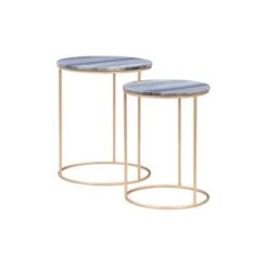 Top 10 🤩 Powell Company Freya Nesting Table - Powell White Marble 😀 -End And Side Tables shop unnamed file 8731