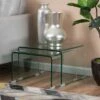 Promo 💯 Set of 2 Ramona Nesting Tables Glass - Christopher Knight Home 😍 -End And Side Tables shop unnamed file 8733