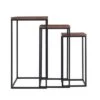 Best Pirce 🎉 Set of 3 Murchway Square Nesting Tables Black/Espresso - Aiden Lane 😀 -End And Side Tables shop unnamed file 8762