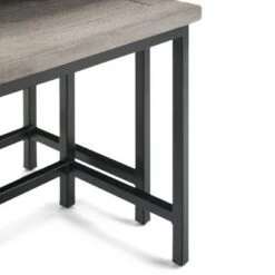 Brand new 🤩 2pc Rhonda Solid Mango Wood Nesting Side Table - Wyndenhall Beach Brown 😀 -End And Side Tables shop unnamed file 8785