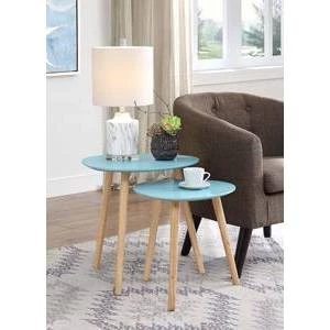 Brand new π― Oslo Nesting End Tables Sea Foam/Light Oak - Breighton Home π 4 Brand new π― Oslo Nesting End Tables Sea Foam/Light Oak - Breighton Home π - Image 2