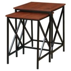 Hot Sale β Breighton Home Tucson Nesting End Tables - Cherry - Black - Convenience Concepts π₯ 8 Hot Sale β Breighton Home Tucson Nesting End Tables - Cherry - Black - Convenience Concepts π₯ -End And Side Tables shop unnamed file 8795