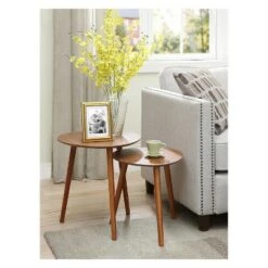 Best deal 🎉 Oslo Java Nesting End Tables Java - Breighton Home 🎁