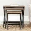 Brand new ❤️ Marsha Accent Table Black/Oak - Safavieh ❤️ -End And Side Tables shop unnamed file 8866