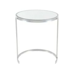 Hot Sale 😍 Olivia & May Set of 3 Contemporary Tin Accent Tables Silver - Olivia & May ⌛ -End And Side Tables shop unnamed file 8918