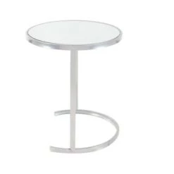 Hot Sale 😍 Olivia & May Set of 3 Contemporary Tin Accent Tables Silver - Olivia & May ⌛ -End And Side Tables shop unnamed file 8919