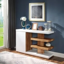 Best deal 🤩 3pc Hal Coffee Table Set White - miBasics ⌛ -End And Side Tables shop unnamed file 892