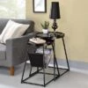 Brand new 🔔 Quinlane Nesting Table with Magazine Holder Walnut/Matte Black - miBasics 🛒 -End And Side Tables shop unnamed file 8971