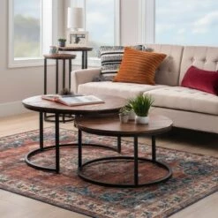 Top 10 😉 Powell Company Woodruff Nesting Table - Powell Gray Marble 🎉 -End And Side Tables shop unnamed file 9033