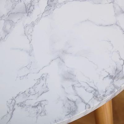 Buy π Set of 2 Darcy Round Nesting Tables White/Natural - Buylateral π 4 Buy π Set of 2 Darcy Round Nesting Tables White/Natural - Buylateral π - Image 2