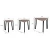 Best Pirce ⌛ Nesting Tables Modern Wood Grain Brown - Yorkshire Home 🎁 -End And Side Tables shop unnamed file 9049