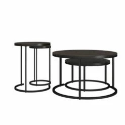Outlet 𧨠Room & Joy Claret Nesting Coffee and End Table Bundle Espresso/Black Metal - Room & Joy β€οΈ 18 Outlet 𧨠Room & Joy Claret Nesting Coffee and End Table Bundle Espresso/Black Metal - Room & Joy β€οΈ -End And Side Tables shop unnamed file 9061