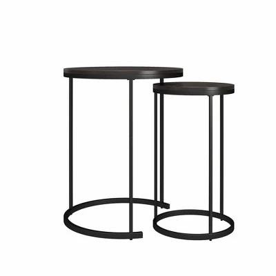 Outlet 𧨠Room & Joy Claret Nesting Coffee and End Table Bundle Espresso/Black Metal - Room & Joy β€οΈ 12 Outlet 𧨠Room & Joy Claret Nesting Coffee and End Table Bundle Espresso/Black Metal - Room & Joy β€οΈ - Image 10