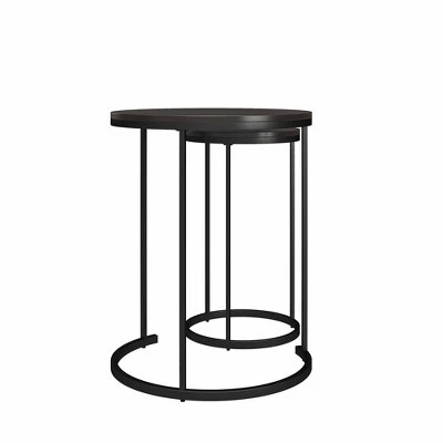 Outlet 𧨠Room & Joy Claret Nesting Coffee and End Table Bundle Espresso/Black Metal - Room & Joy β€οΈ 13 Outlet 𧨠Room & Joy Claret Nesting Coffee and End Table Bundle Espresso/Black Metal - Room & Joy β€οΈ - Image 11