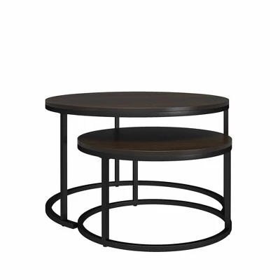 Outlet 𧨠Room & Joy Claret Nesting Coffee and End Table Bundle Espresso/Black Metal - Room & Joy β€οΈ 16 Outlet 𧨠Room & Joy Claret Nesting Coffee and End Table Bundle Espresso/Black Metal - Room & Joy β€οΈ - Image 14
