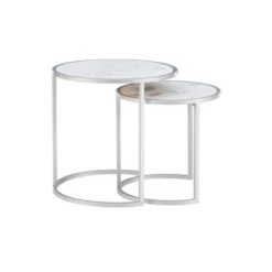 Wholesale 🛒 Powell Company Francis Nesting Tables White - Powell ⌛