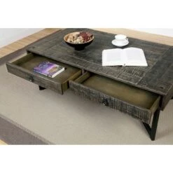 Wholesale 😀 2pc Craddock Coffee Table Set Dark Oak - miBasics 🤩 -End And Side Tables shop unnamed file 911