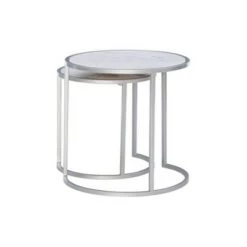 Wholesale 🛒 Powell Company Francis Nesting Tables White - Powell ⌛ -End And Side Tables shop unnamed file 9111