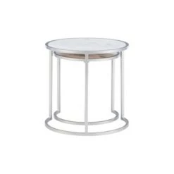 Wholesale 🛒 Powell Company Francis Nesting Tables White - Powell ⌛ -End And Side Tables shop unnamed file 9112