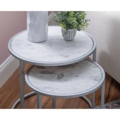 Wholesale 🛒 Powell Company Francis Nesting Tables White - Powell ⌛ -End And Side Tables shop unnamed file 9116