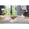 Outlet 👏 3pc Rune Coffee Table Set Tan - miBasics 😀 -End And Side Tables shop unnamed file 912