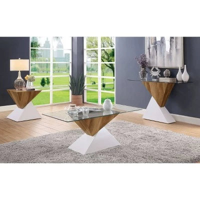 Outlet π 3pc Rune Coffee Table Set Tan - miBasics π 3 Outlet π 3pc Rune Coffee Table Set Tan - miBasics π
