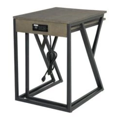 Outlet ✔️ 2pc Segovia Nesting Tables Gray - OSP Home Furnishings 🔥 -End And Side Tables shop unnamed file 9123