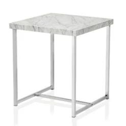 Deals 🤩 3pc Marisca Coffee Table Set White/Chrome - miBasics 🔥 -End And Side Tables shop unnamed file 924