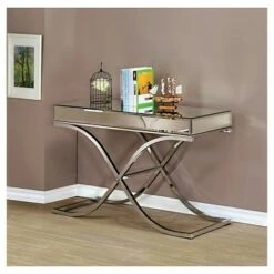 Promo 👏 3pc Lila Occasional Table Set Chrome - HOMES: Inside + Out 😉 -End And Side Tables shop unnamed file 959