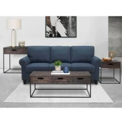 Discount 🥰 4pc Thomas Wood Table Collection Dark Brown - Abbyson Living 🔔 -End And Side Tables shop unnamed file 967