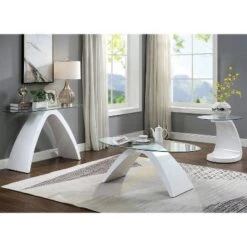 Best Pirce π₯ 3pc Gummerton Glass Top Coffee Table Set - miBasics Black β¨