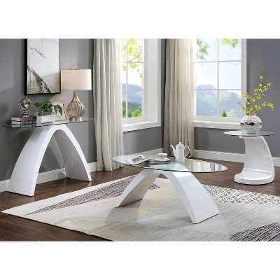 Best Pirce π₯ 3pc Gummerton Glass Top Coffee Table Set - miBasics Black β¨ 3 Best Pirce π₯ 3pc Gummerton Glass Top Coffee Table Set - miBasics Black β¨